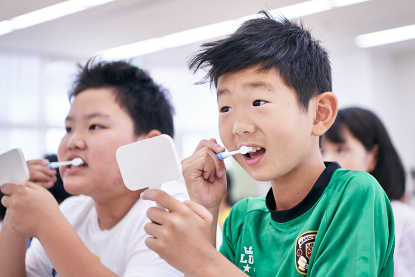 「日本中の子どもから虫歯を無くそう」というコンセプトのもと開催している、「全国小学生歯みがき大会」